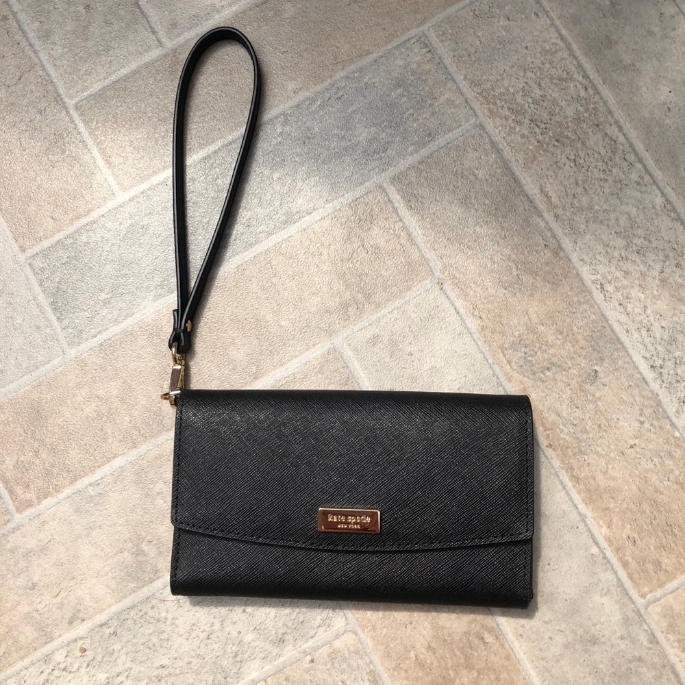 Kate Spade Laurel Way iPhone Wristlet black